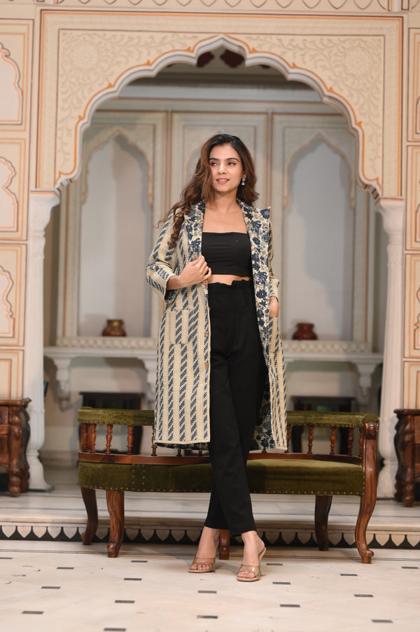 Presenting Jaipuri printed Women's Wear Quilted Full Sleeves JACKETS 🧥(NFWC03)