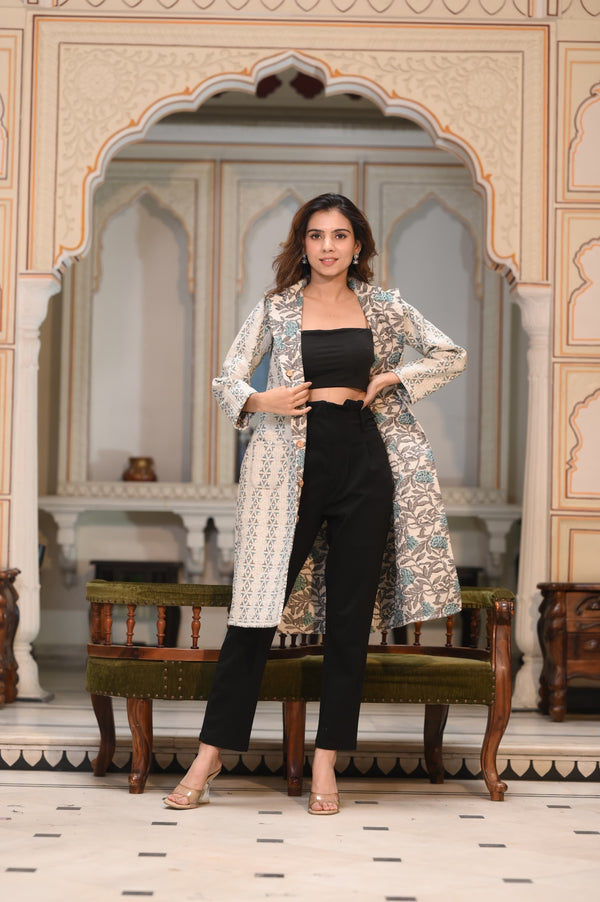 Presenting Jaipuri printed Women's Wear Quilted Full Sleeves JACKETS 🧥(NFWC05)