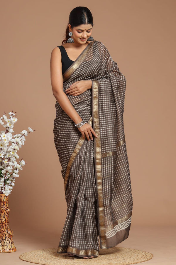 Premium Maheshwari Silk Saree (SWSRMAH65)