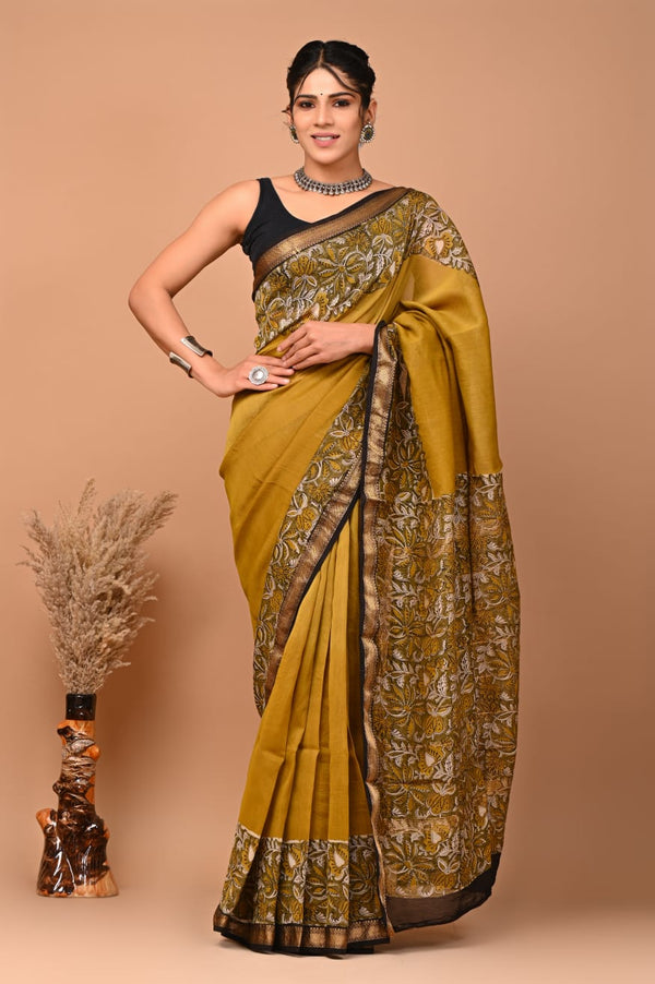 Premium Maheshwari Silk Saree (SWSRMAH59)