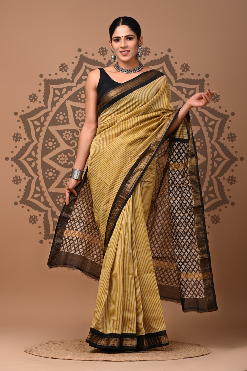 Premium Maheshwari Silk Saree (SWSRMAH51)