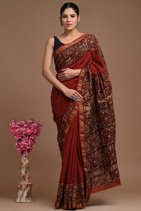 Premium Maheshwari Silk Saree (SWSRMAH49)