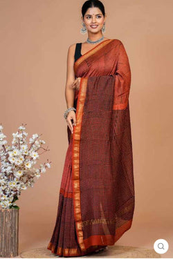 Premium Maheshwari Silk Saree (SWSRMAH46)