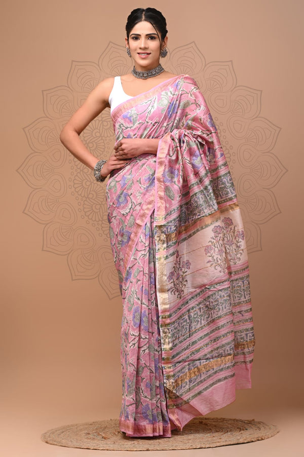 Premium Maheshwari Silk Saree (SWSRMAH45)