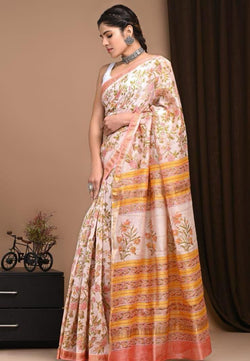 Premium Maheshwari Silk Saree (SWSRMAH44)