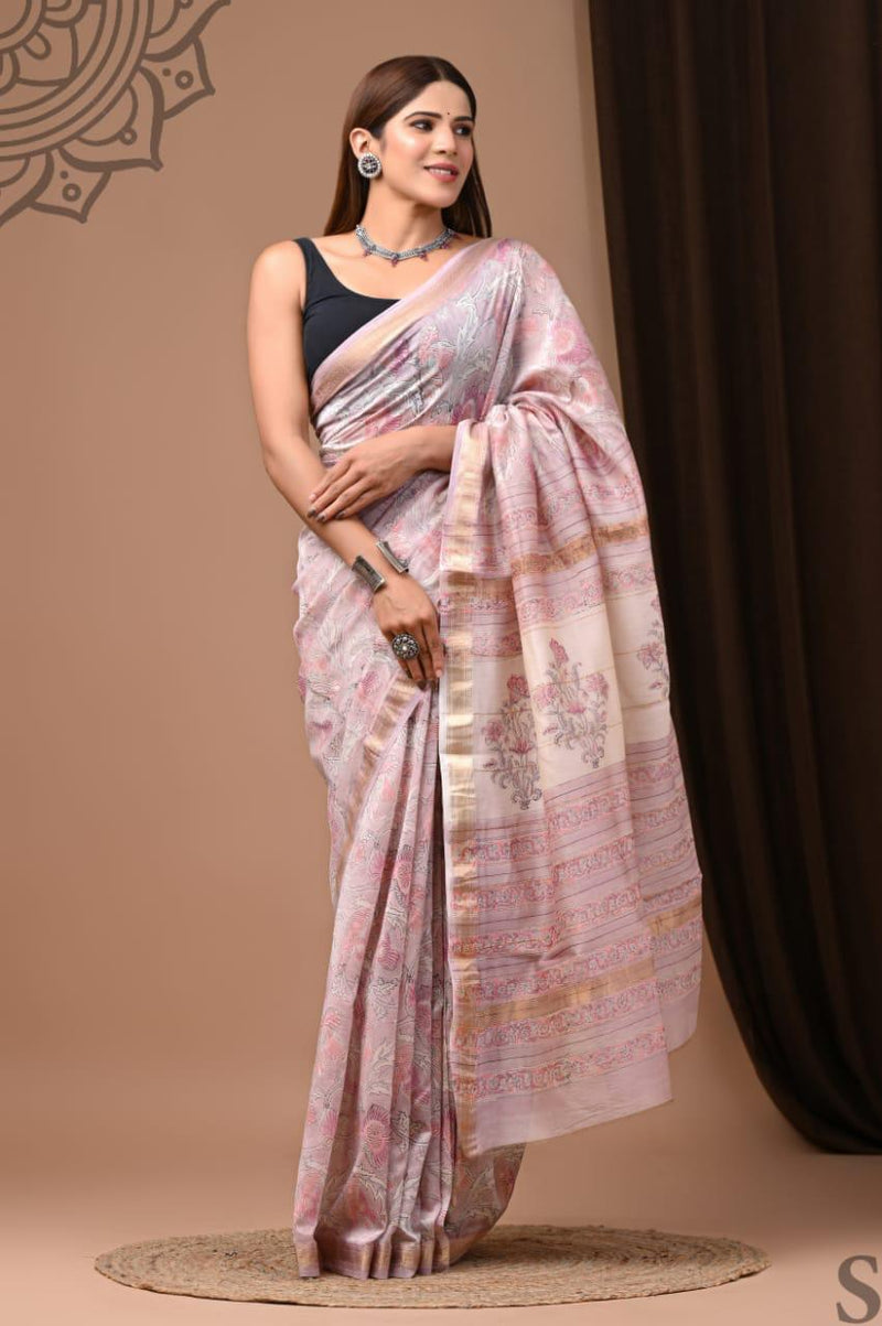 Premium Maheshwari Silk Saree (SWSRMAH43)