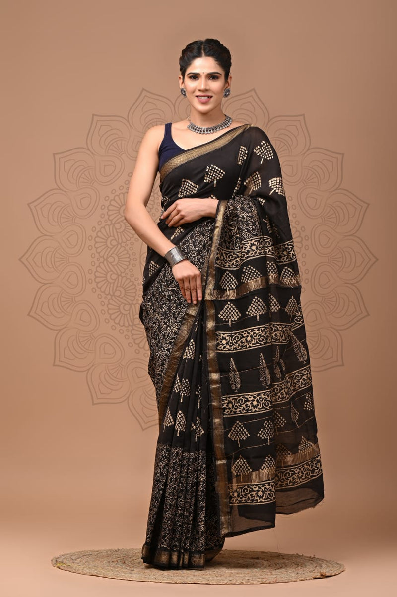 Premium Maheshwari Silk Saree (SWSRMAH30)