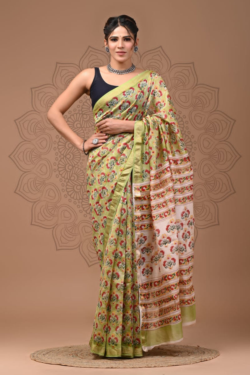 Premium Maheshwari Silk Saree (SWSRMAH26)