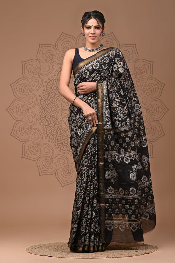 Premium Maheshwari Silk Saree (SWSRMAH25)