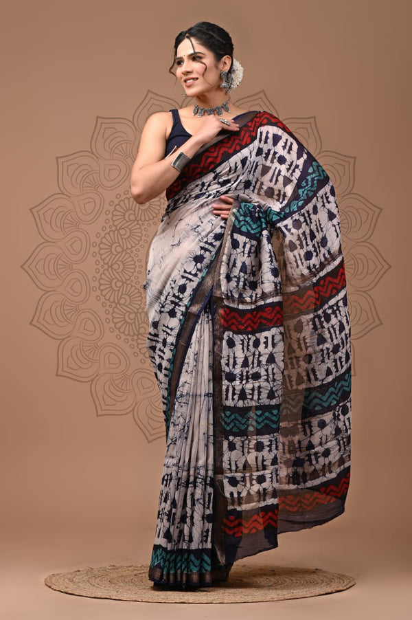 Premium Maheshwari Silk Saree (SWSRMAH22)