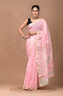 Premium Maheshwari Silk Saree (SWSRMAH14)