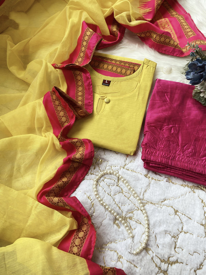 NEW ARIVELLS YELLOW VATIKA SUIT SET ❣️😍❣️😍  BRENDED COLLECTION✔️