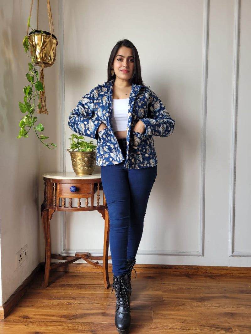 Presenting Jaipuri printed Women's Wear Quilted Full Sleeves JACKETS 🧥02