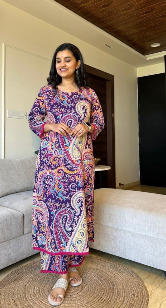 💥Easy Breezy Summer Cotton Co-ord Sets (WACD40)