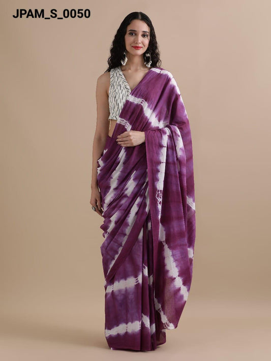 Premium Hand Block Printed Pure Cotton Saree