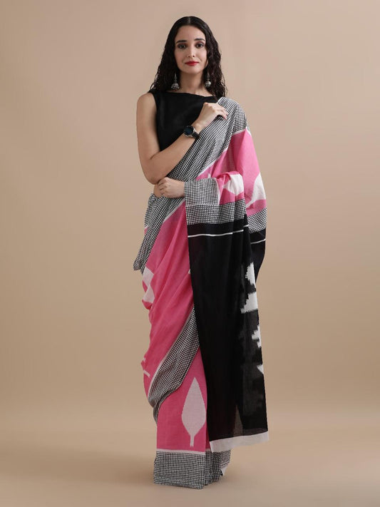 Premium Hand Block Printed Pure Cotton Saree