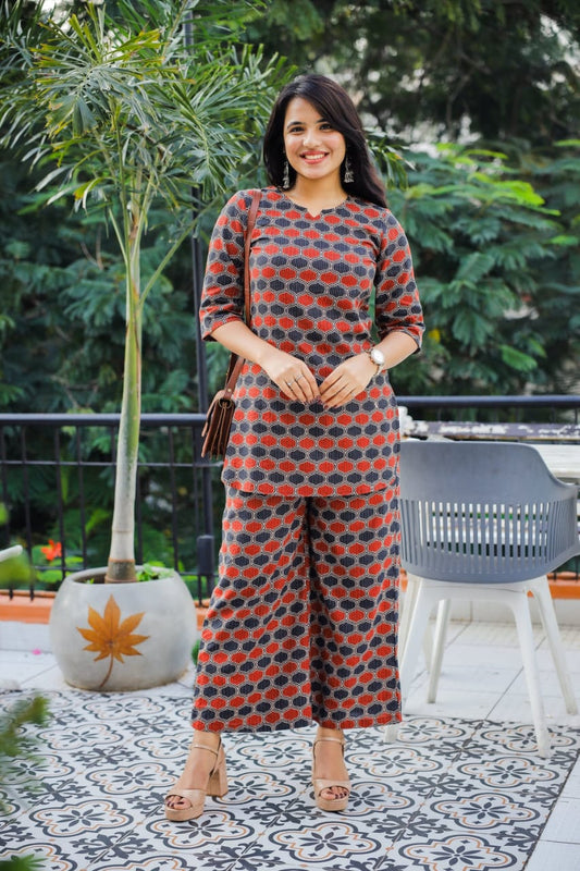 👉 *Presenting Beautifully cord set Cotton kurta set Pure cotton(WARED390)