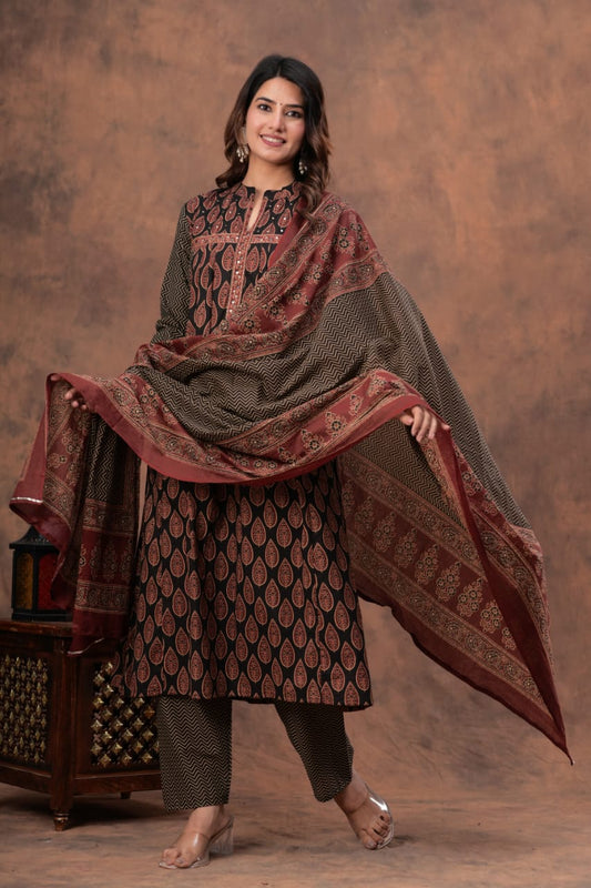 New launch 🆕 Printex kurti with pant and dupatta(WARED402)