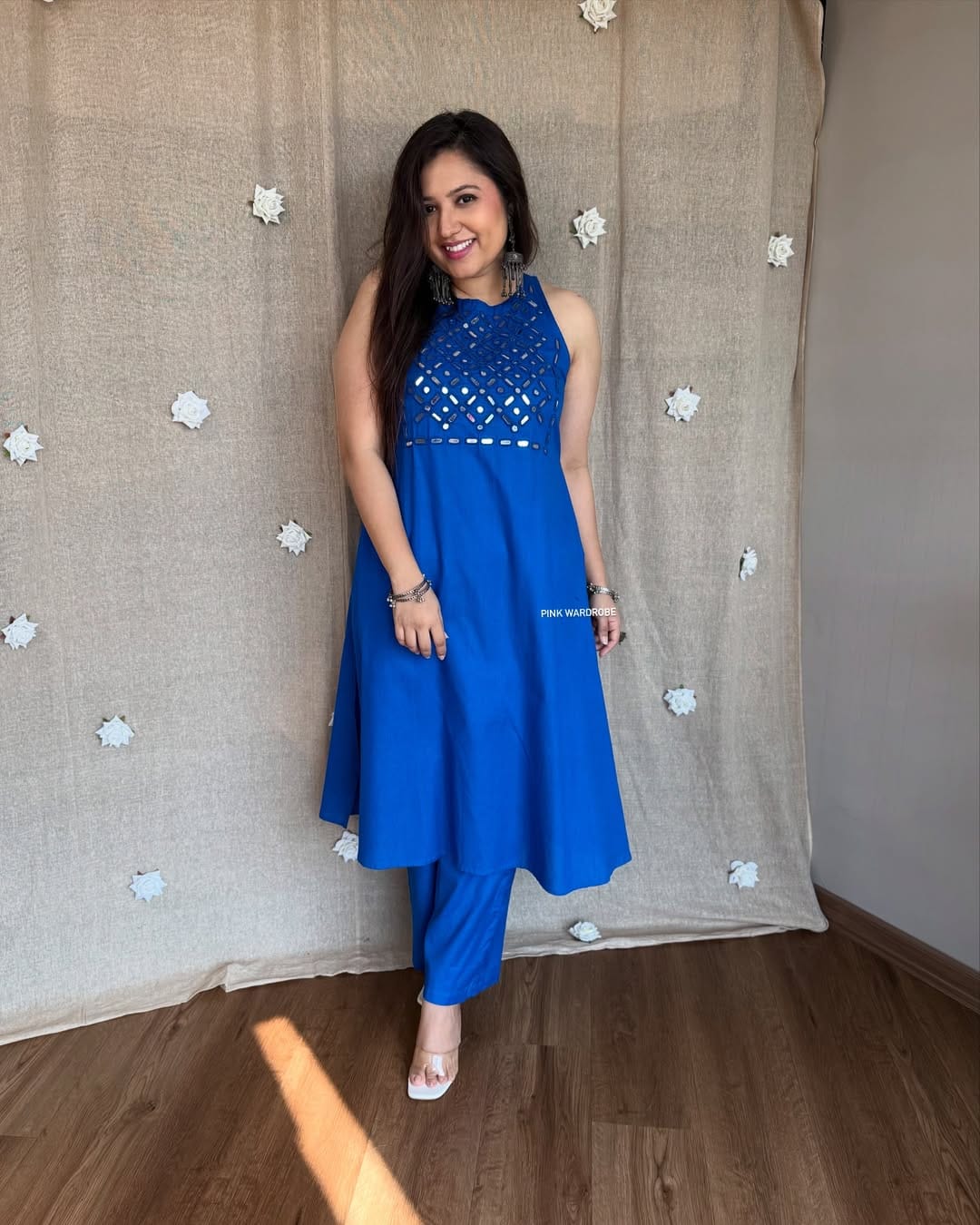 *Stylish Ethnic kurta plazo set Both side pockets(WACD107)