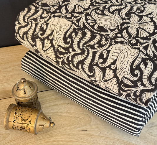 Exclusive Hand Block Printed Fabric Combo  (SWCOM76)