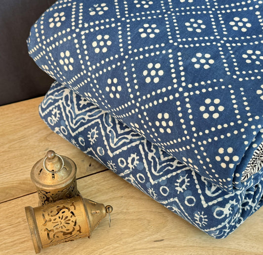 Exclusive Hand Block Printed Fabric Combo  (SWCOM75)