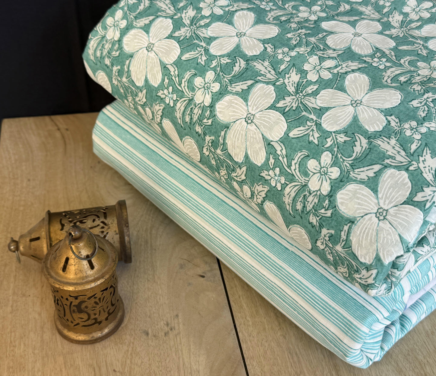 Exclusive Hand Block Printed Fabric Combo  (SWCOM66)
