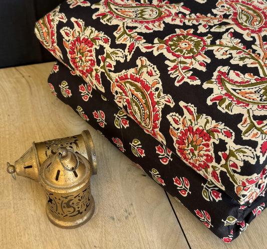 Exclusive Hand Block Printed Fabric Combo  (SWCOM64)