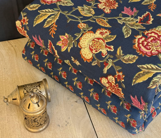 Exclusive Hand Block Printed Fabric Combo  (SWCOM63)
