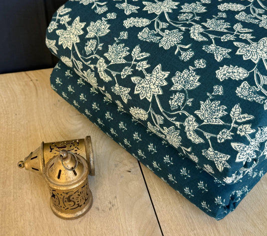 Exclusive Hand Block Printed Fabric Combo  (SWCOM58)