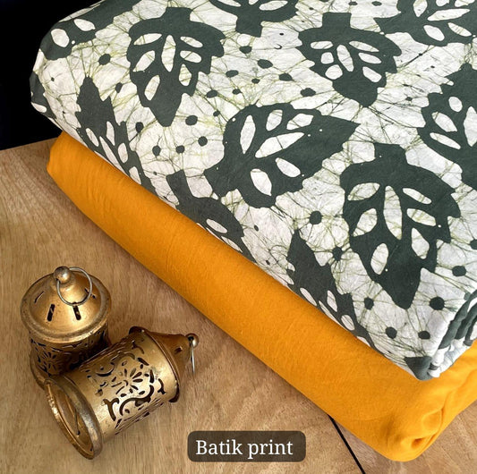 Exclusive Hand Block Printed Fabric Combo  (SWCOM12)