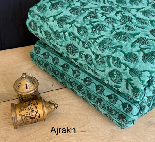 Exclusive Hand Block Printed Fabric Combo  (SWCOM08)