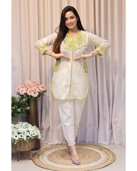💃cotton shiffle Cord Set (WACD129)