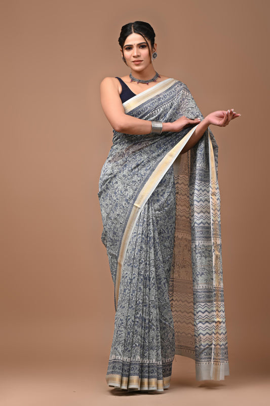 Premium Maheshwari Silk Saree (SWSRMAH15)