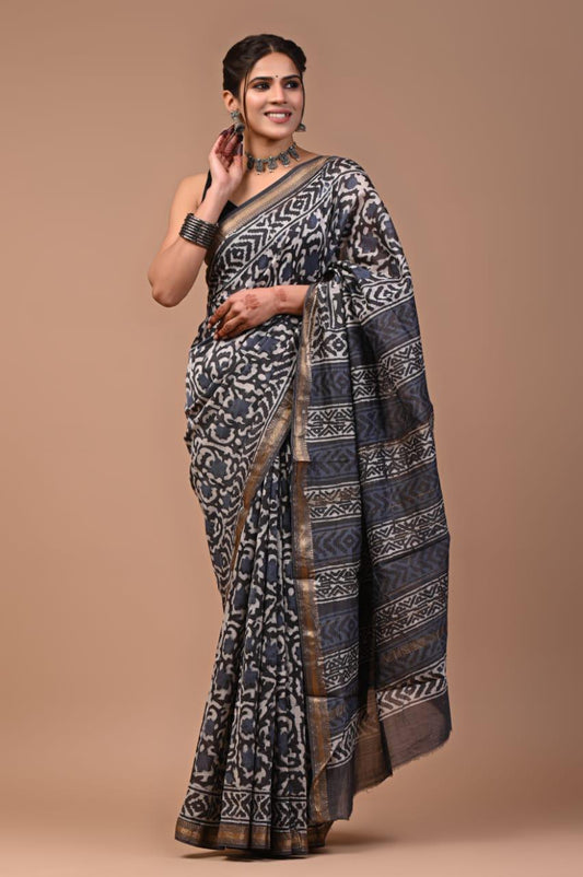 Premium Maheshwari Silk Saree (SWSRMAH25)