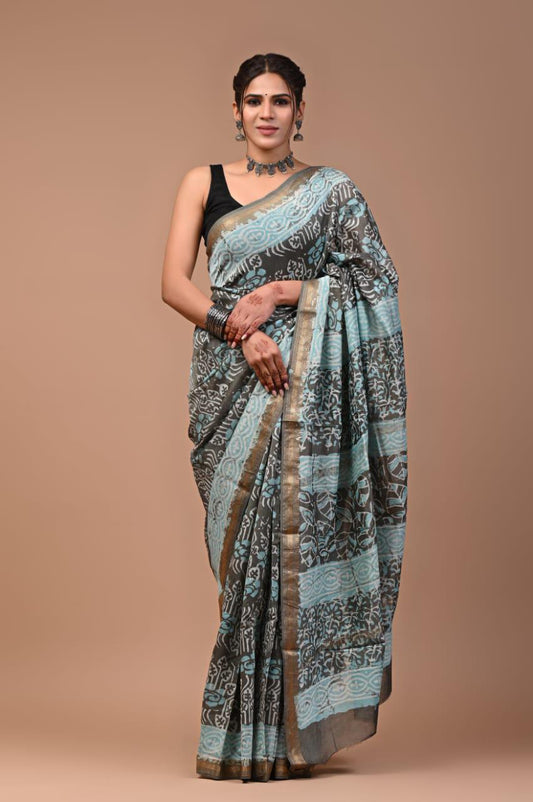 Premium Maheshwari Silk Saree (SWSRMAH29)