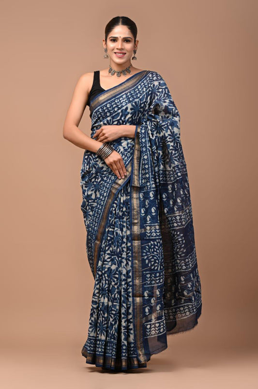 Premium Maheshwari Silk Saree (SWSRMAH38)