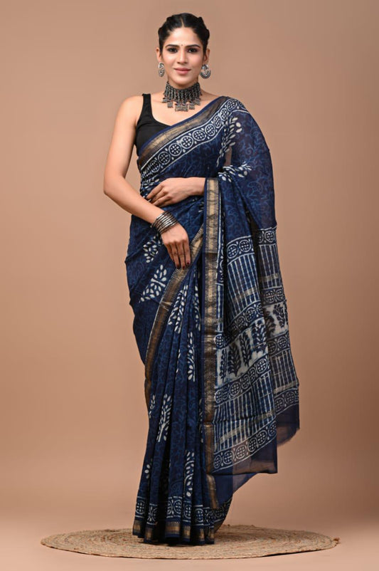 Premium Maheshwari Silk Saree (SWSRMAH48)