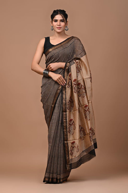 Premium Maheshwari Silk Saree (SWSRMAH52)