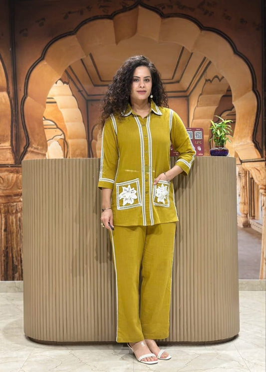 beautiful Heavy Cotton Shirt Style  (WACD171)