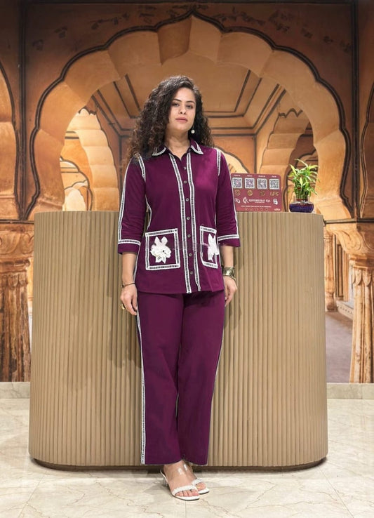 beautiful Heavy Cotton Shirt Style  (WACD174)