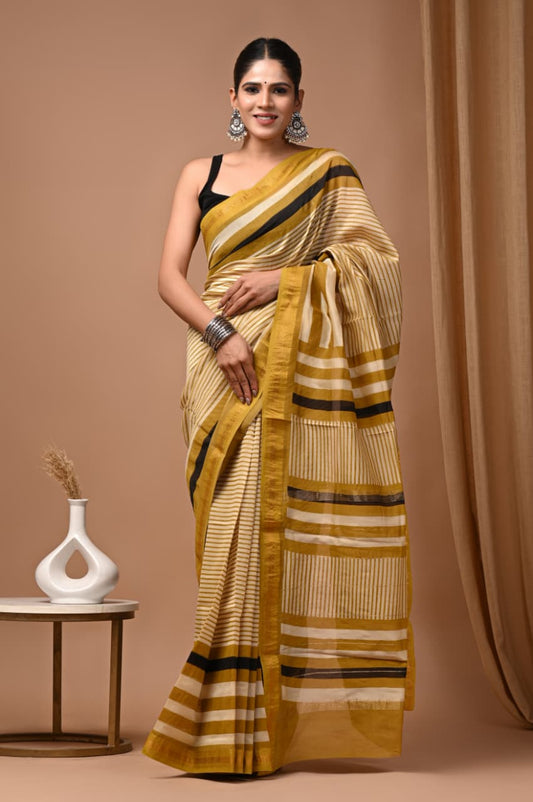 Premium Maheshwari Silk Saree (SWSRMAH127)