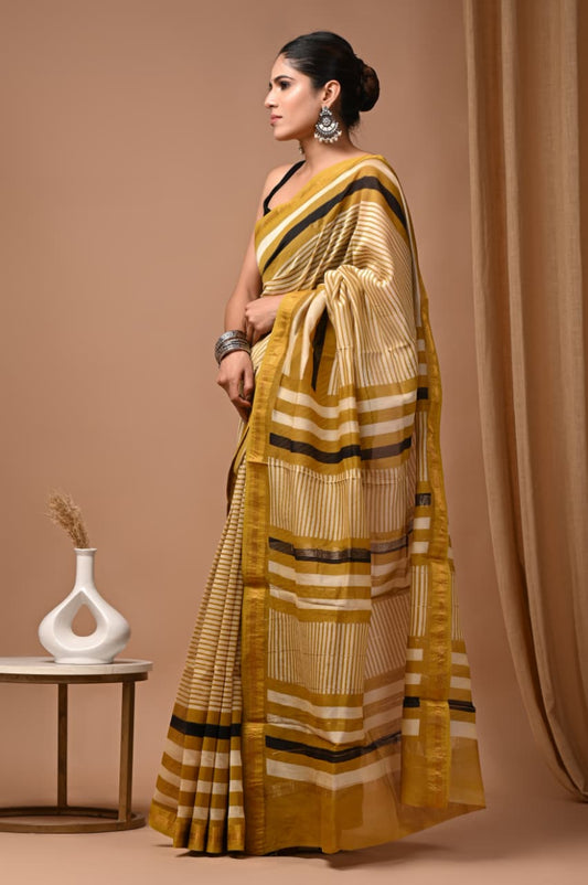 Premium Maheshwari Silk Saree (SWSRMAH125)