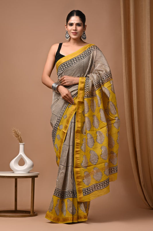 Premium Maheshwari Silk Saree (SWSRMAH120)