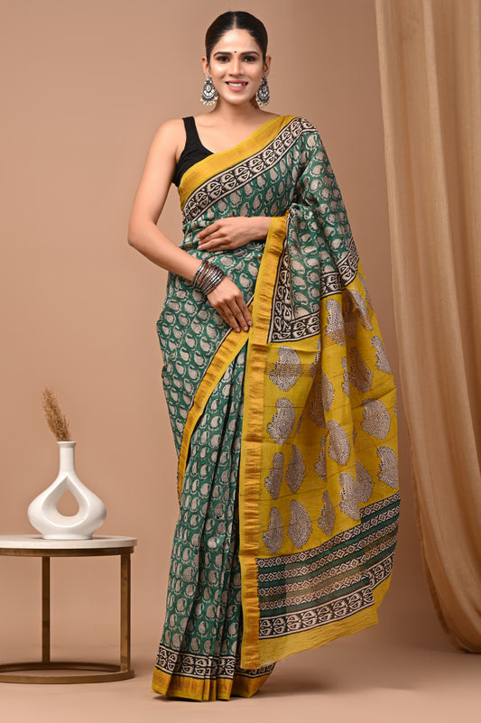 Premium Maheshwari Silk Saree (SWSRMAH113)