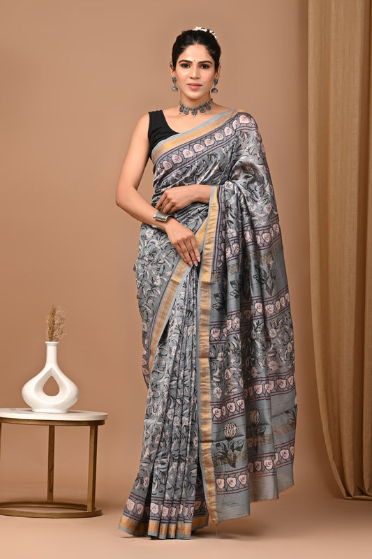 Premium Maheshwari Silk Saree (SWSRMAH102)