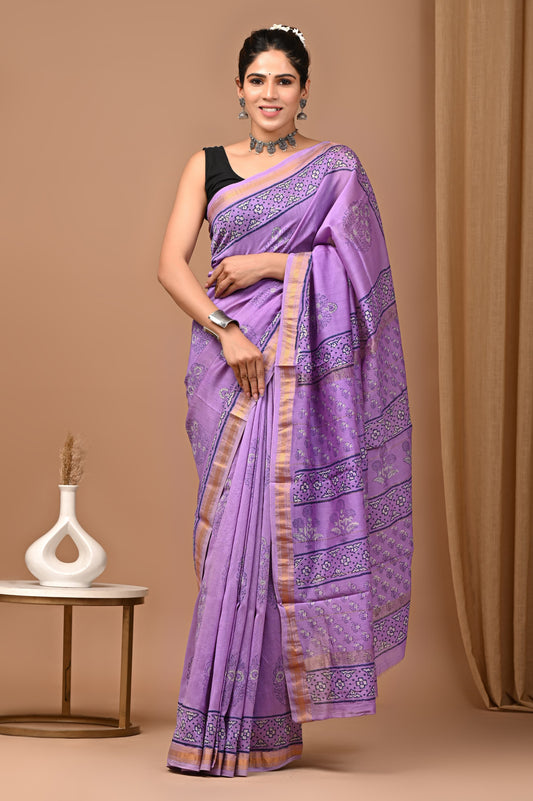 Premium Maheshwari Silk Saree (SWSRMAH97)
