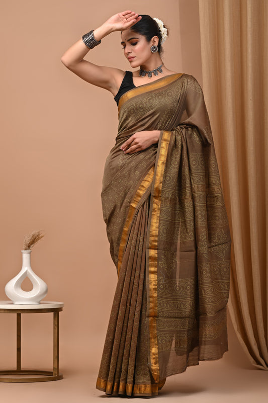 Premium Maheshwari Silk Saree (SWSRMAH95)