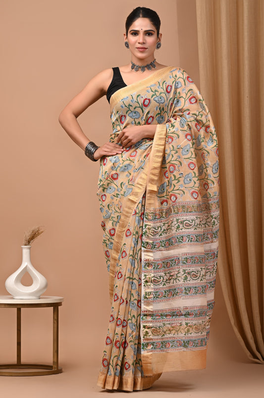 Premium Maheshwari Silk Saree (SWSRMAH89)