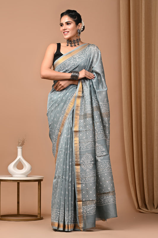 Premium Maheshwari Silk Saree (SWSRMAH85)