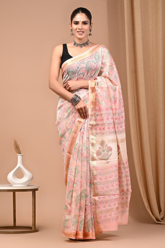 Premium Maheshwari Silk Saree (SWSRMAH72)